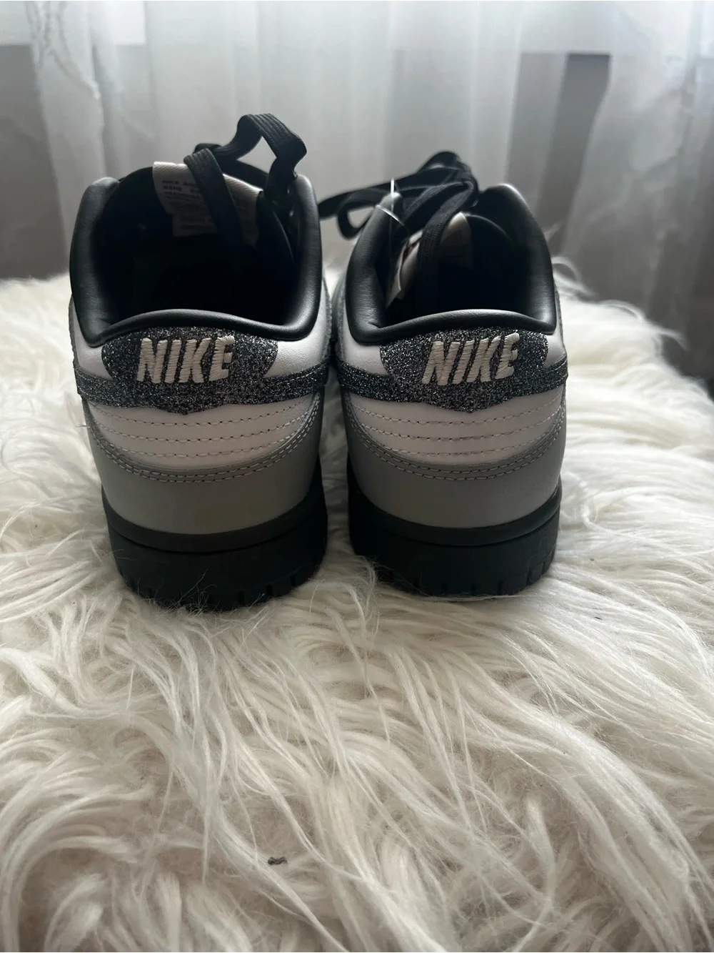 Women’s Nike Dunk Low “Glitter Swoosh”